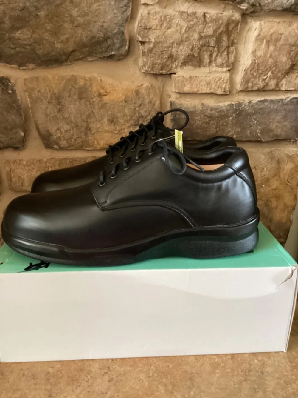 Apex‎ 1270M Mens Size 15 X-Wide Oxford Black Lace New In Box - Picture 10 of 10